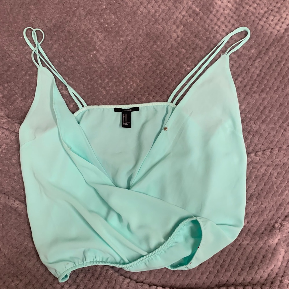 Teal tank top